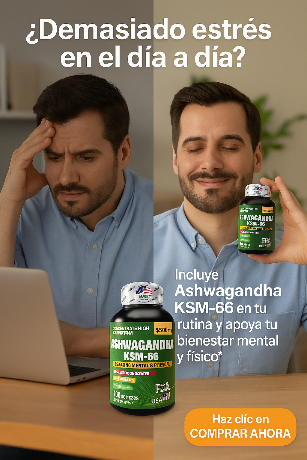 ASHWAGANDHA KSM 66 X 100 SOFTGELS