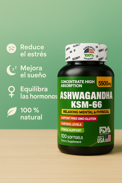 ASHWAGANDHA KSM 66 X 100 SOFTGELS