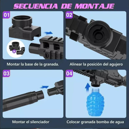 MP7 BLASTER ELÉCTRICO DE HIDROGEL 7–8 MM RECARGABLE