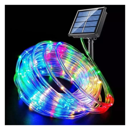 Luces LED Solares Decorativas para Navidad, Terraza y Jardín