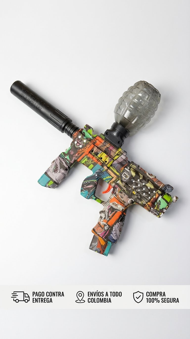 MP7 BLASTER ELÉCTRICO DE HIDROGEL 7–8 MM RECARGABLE